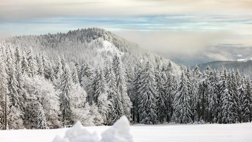 Ein gewohntes Bild im Winter: Oberhof gilt als sehr schneesicher. Die Reisereportage zu dieser Bildergalerie lesen Sie auf unserem Premiumportal NN.de