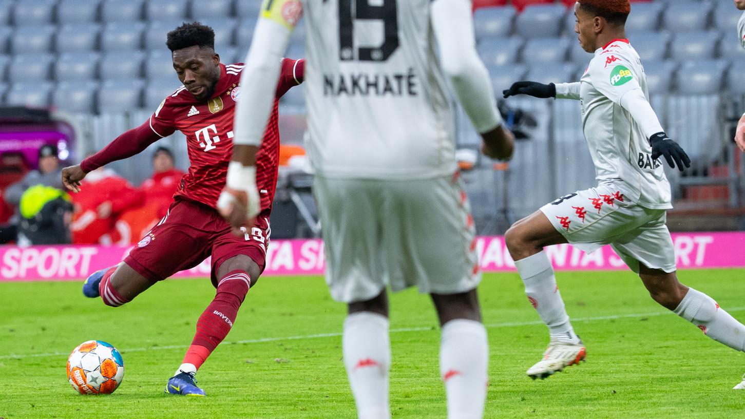 Kann für den Rekordmeister in der kommenden Zeit nicht tätig sein: Alphonso Davies.
Kann für den Rekordmeister in der kommenden Zeit nicht tätig sein: Alphonso Davies.