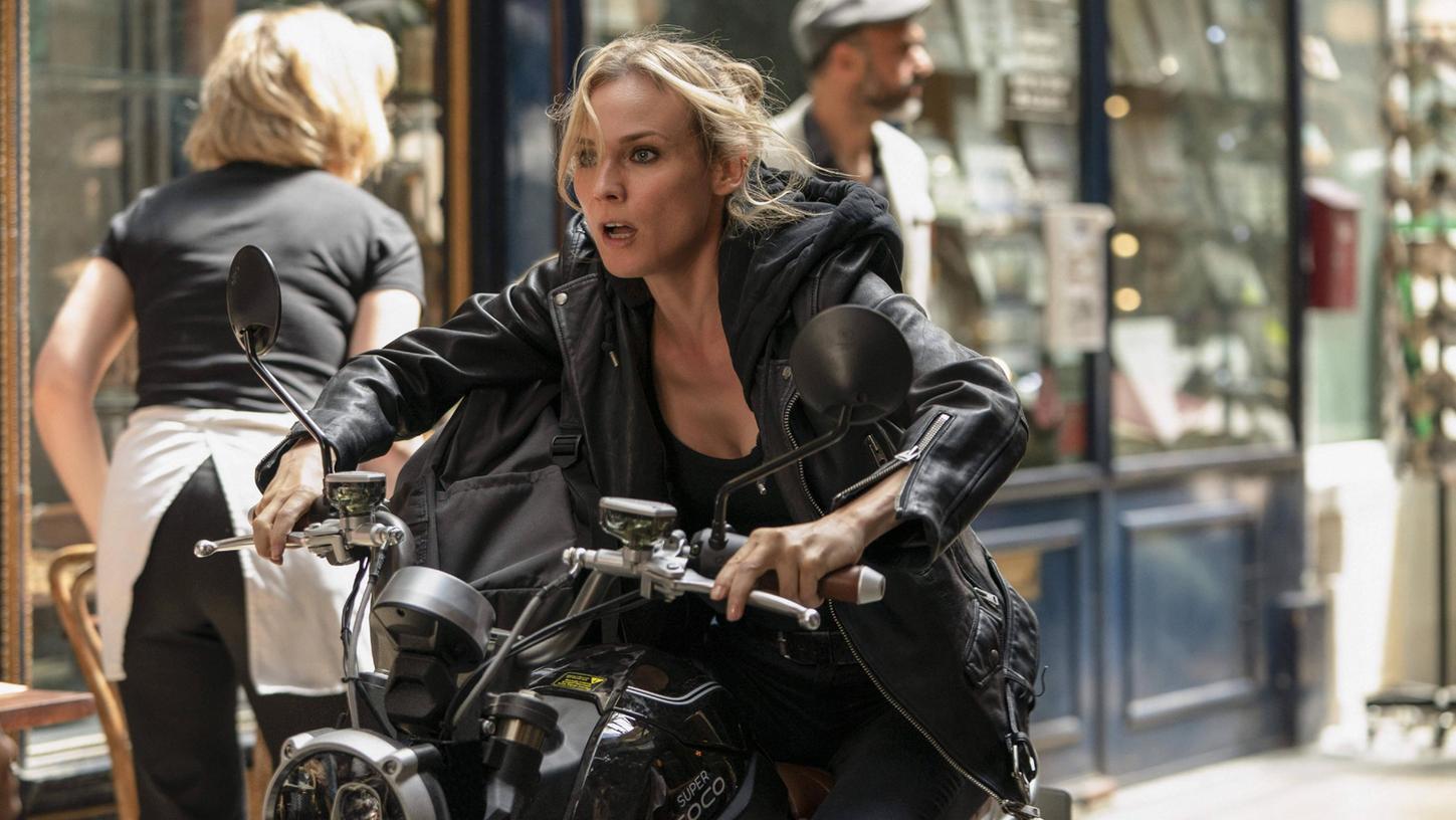 Dreht auch in ihrem neuen Film, dem Action-Thriller "The 355", ganz schön auf: Schauspielerin Diane Kruger. Für ihre Rolle als Agentin war vor allem Präzision gefragt.  