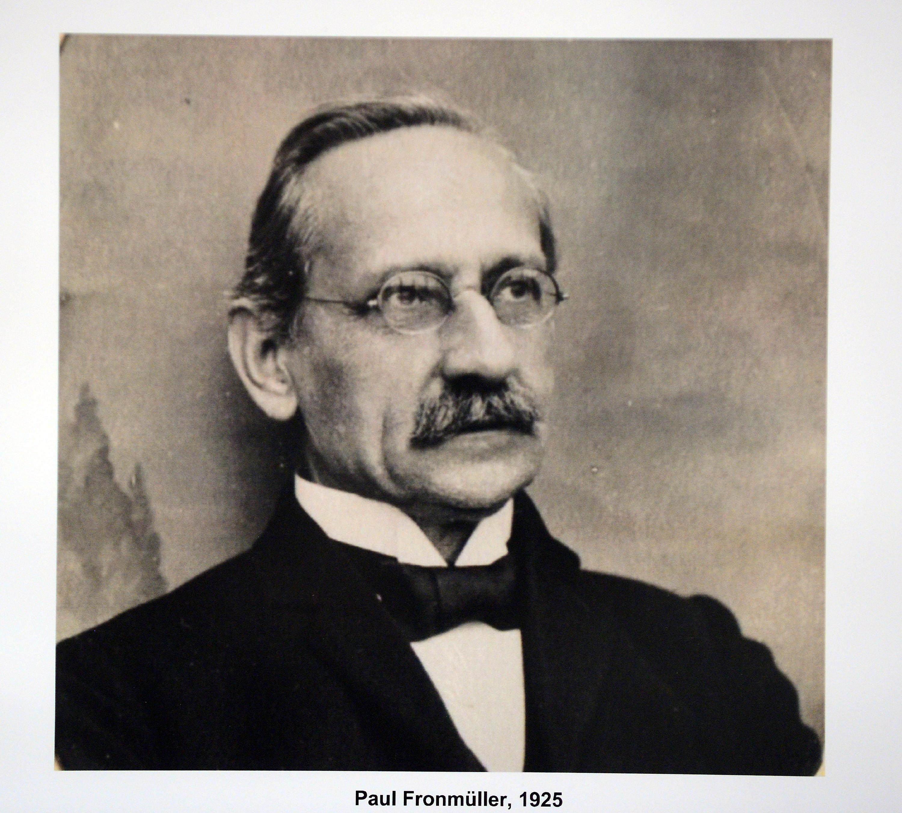 Auch Pfarrer Paul Fronmüller wehrte sich in seinen Predigten vehement.