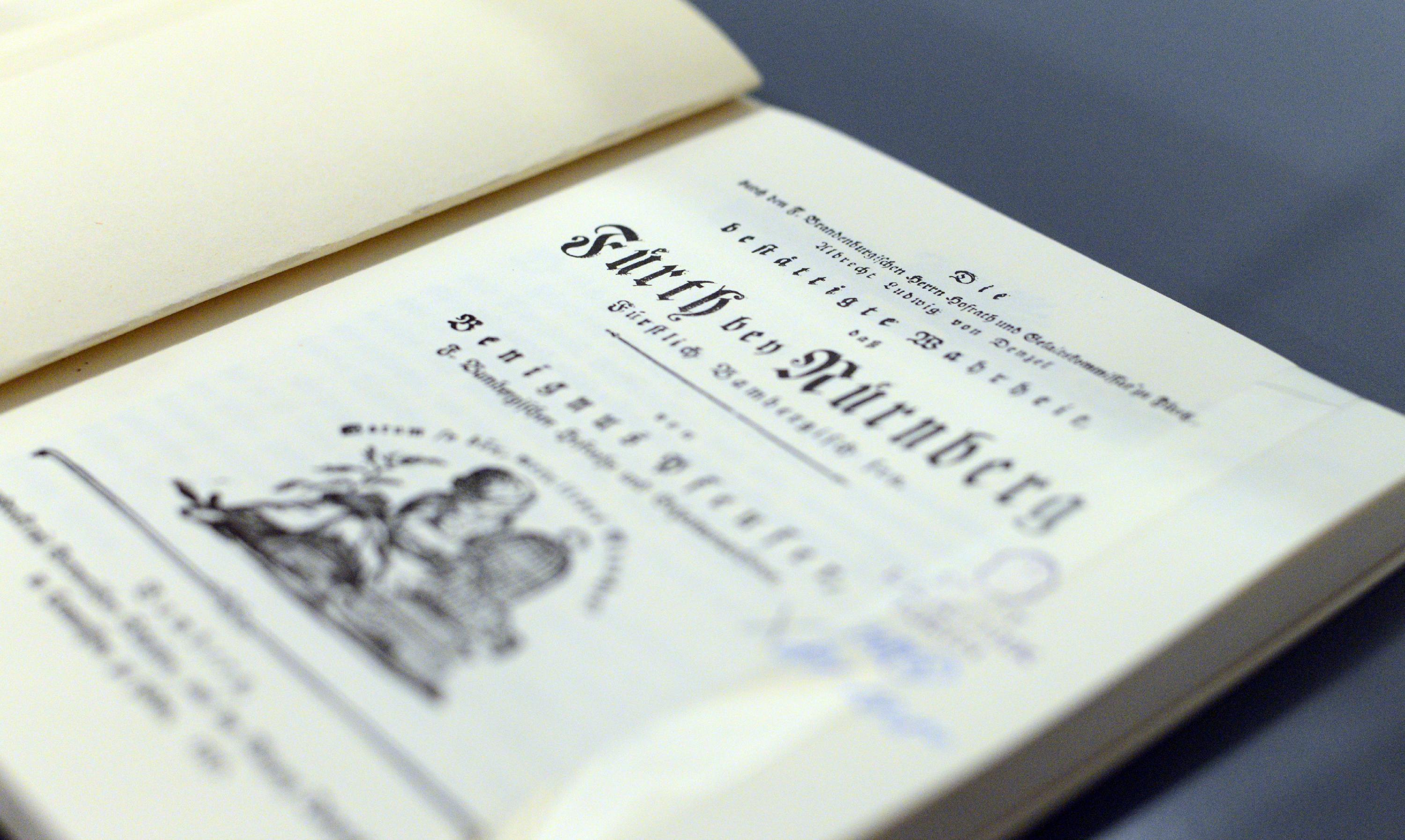 Streitschriften zur Rechtslage der Stadt Fürth - hier Beispiel Nummer eins...