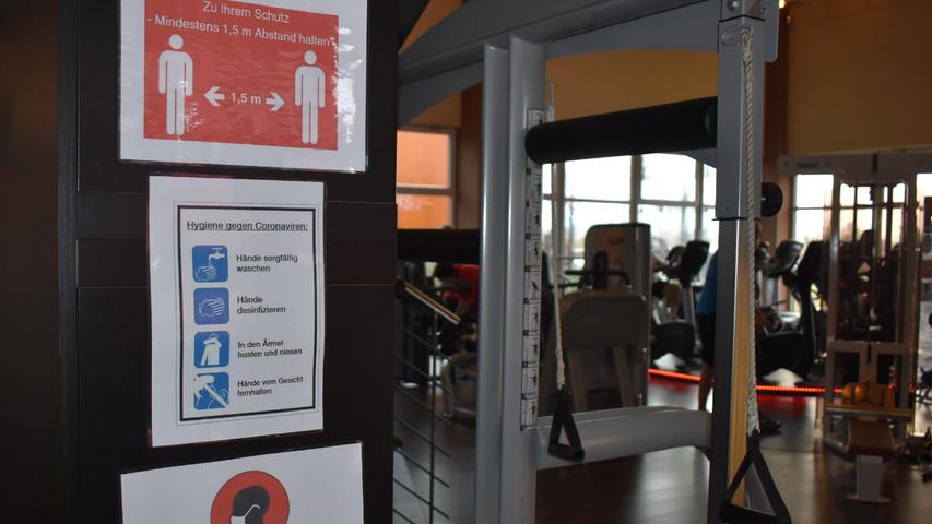 Unter 2Gplus Bedingungen und Hygienauflagen sind die Fitnessstudios, hier das Aktiv Fitness- & Gesundheitszentrum Weißenburg, seit Ende November geöffnet.
Unter 2Gplus Bedingungen und Hygienauflagen sind die Fitnessstudios, hier das Aktiv Fitness- & Gesundheitszentrum Weißenburg, seit Ende November geöffnet.