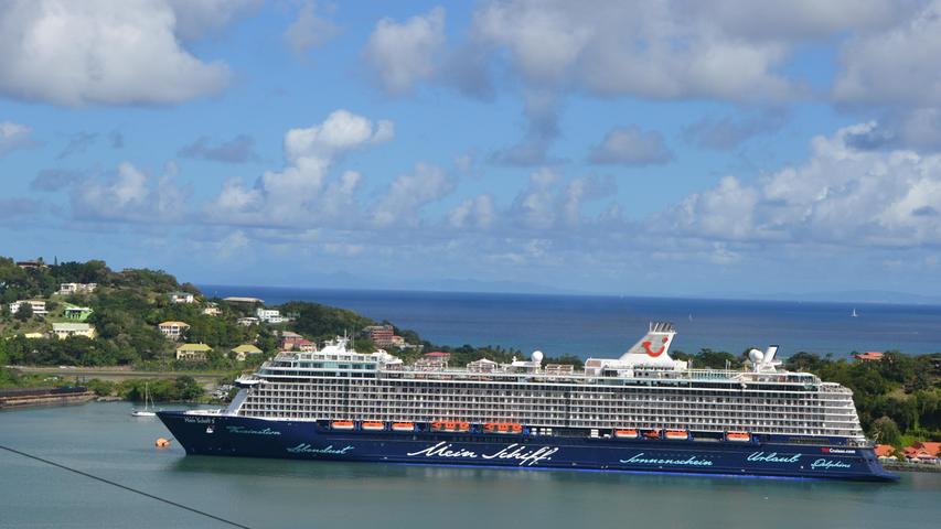 Die schwimmenden Luxushotels gelten als anfälliger für Infektionen als normale Hotels -- hier ein Schiff von TUI-Cruises in der Karibik.