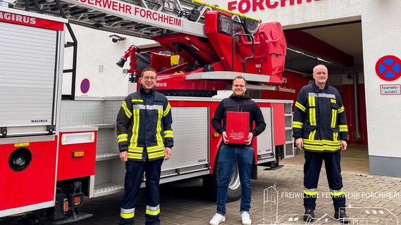 Feuerwehr Forchheim freut sich über 700. Mitglied