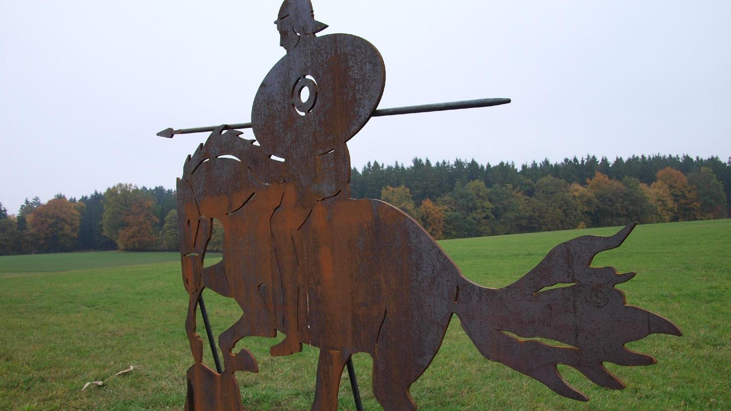 Römische Attraktionen (hier der Römer-Erlebnisweg in Burgsalach) sollen im Landkreis noch besser vernetzt werden, wünscht sich Landrat Manuel Westphal.