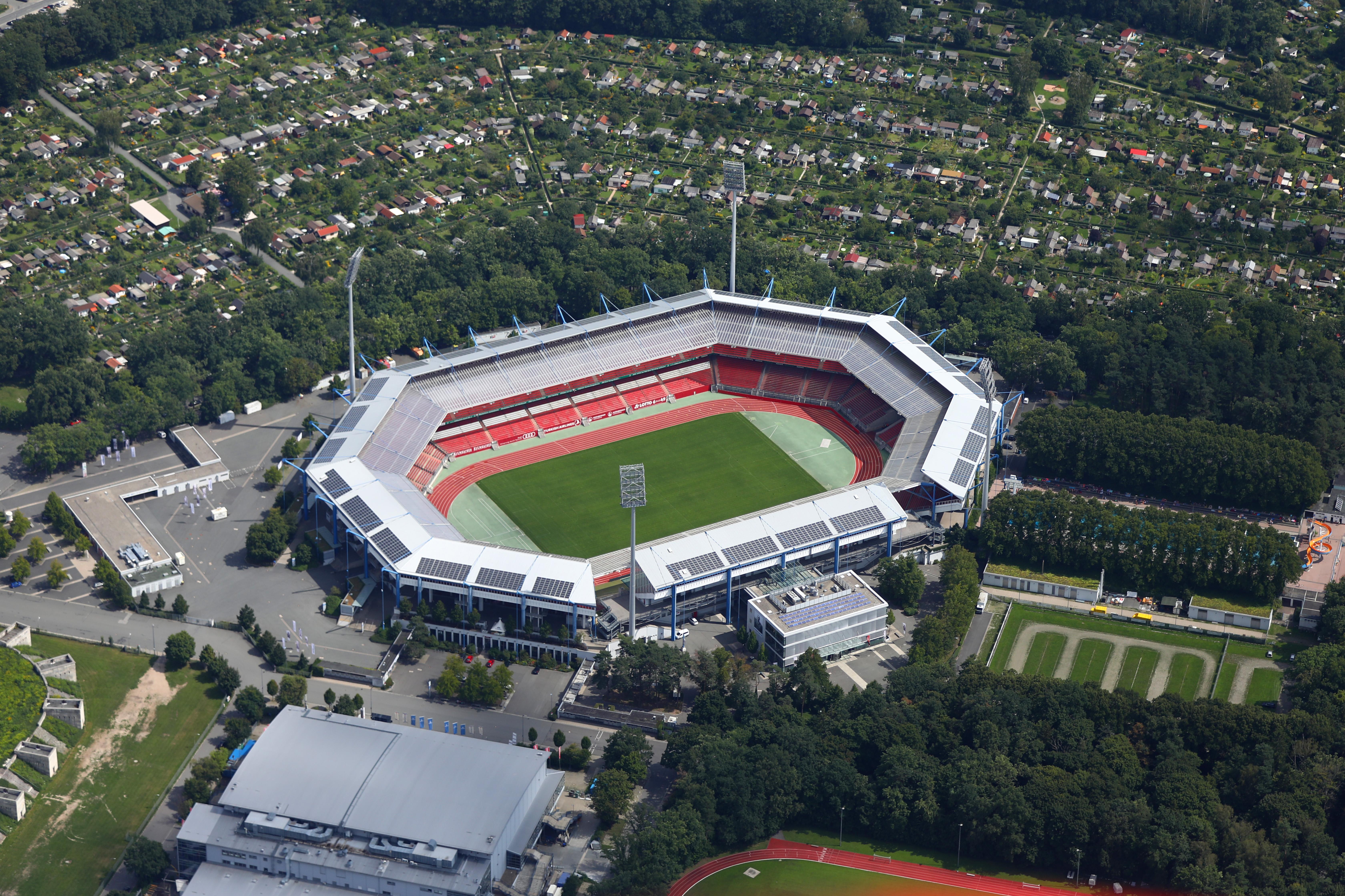 Luftbild: Fussballstadion