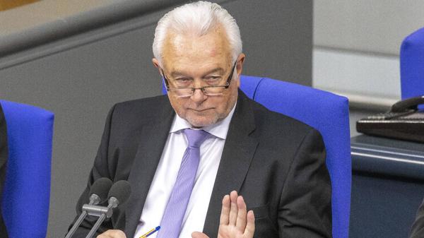 Bundestagsvizepraesident Wolfgang Kubicki , FDP, im Deutschen Bundestag. Berlin Deutschland *** Bundestag Vice Presiden