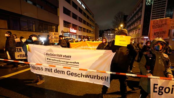 Demo gegen die Coronamaßnahmen