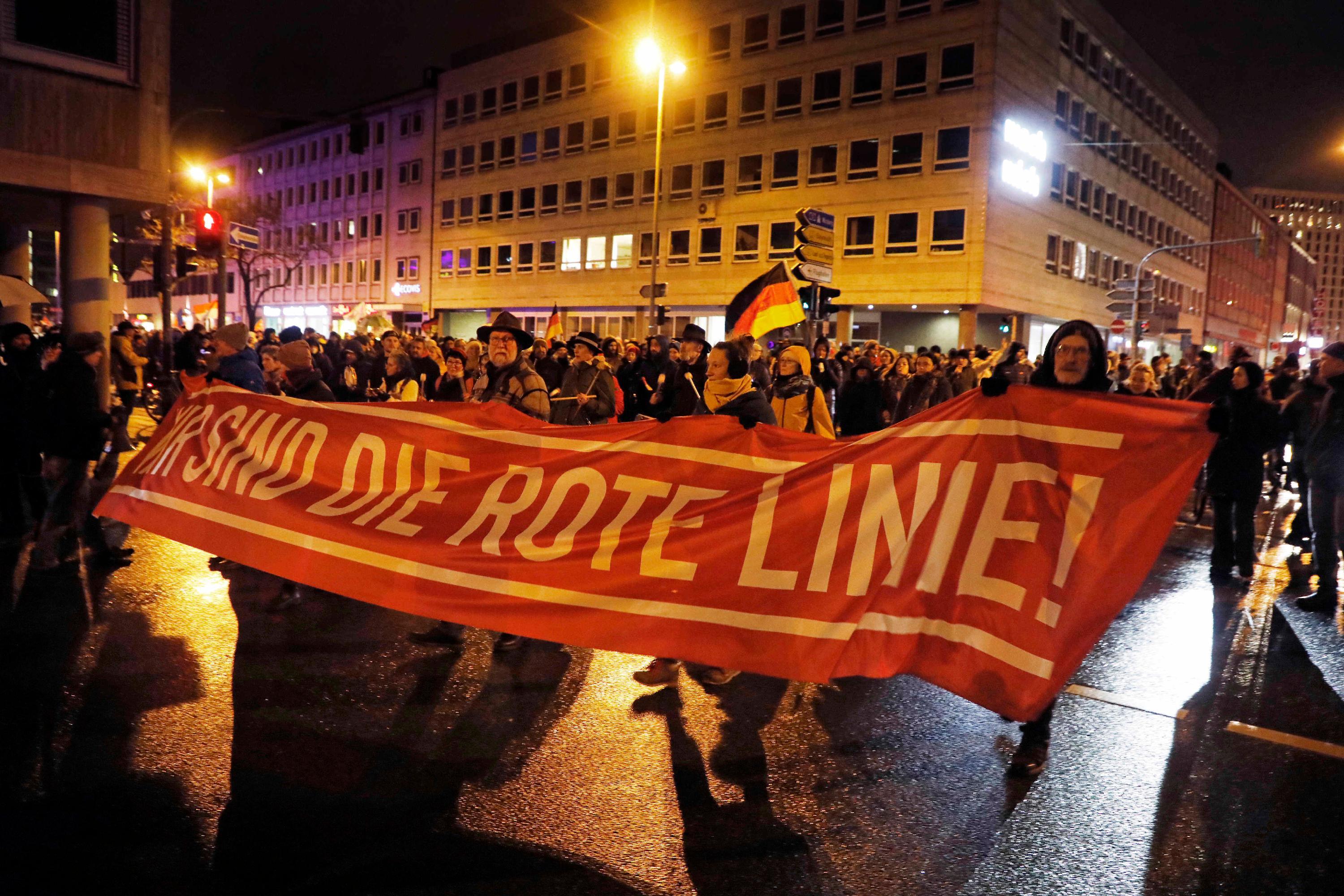 Demo gegen die Coronamaßnahmen
