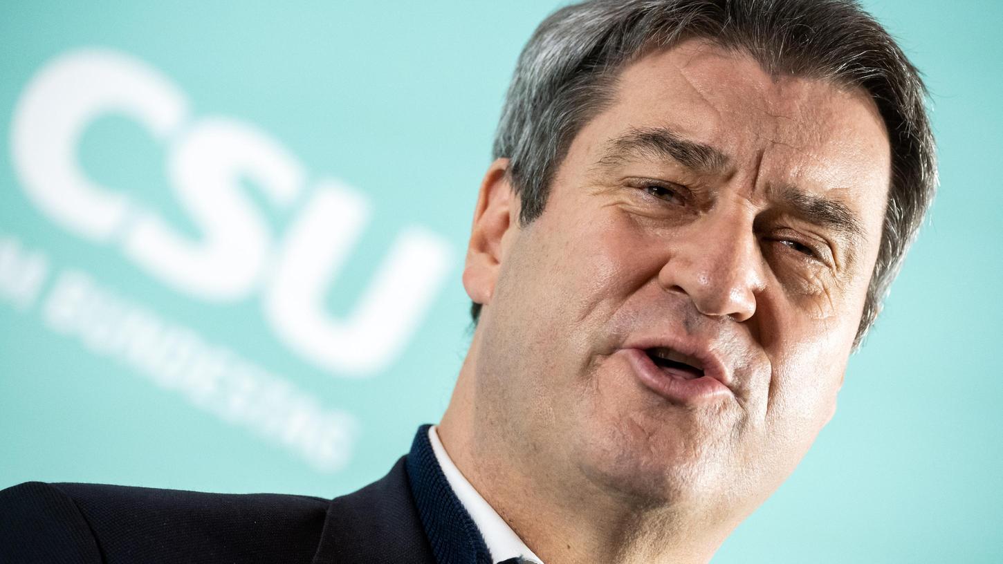 Wegen der Pandemie wird die Tagung zum zweiten Mal in Folge nicht im bayerischen Kloster Seeon, sondern in Berlin organisiert. Hier äußerte sich Ministerpräsident Markus Söder auch zur "C-Diskussion".