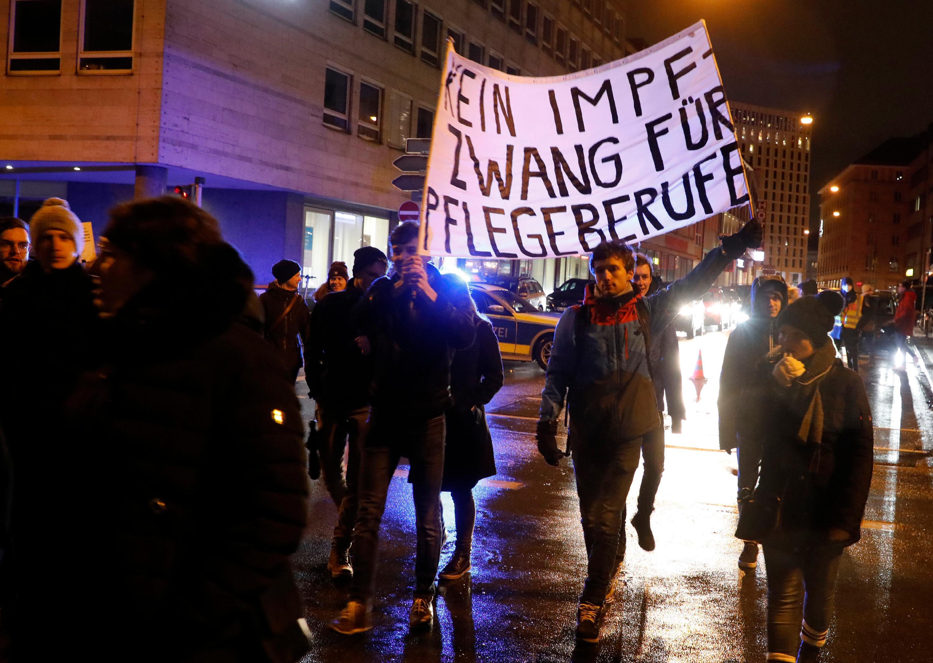 Demo gegen die Coronamaßnahmen
