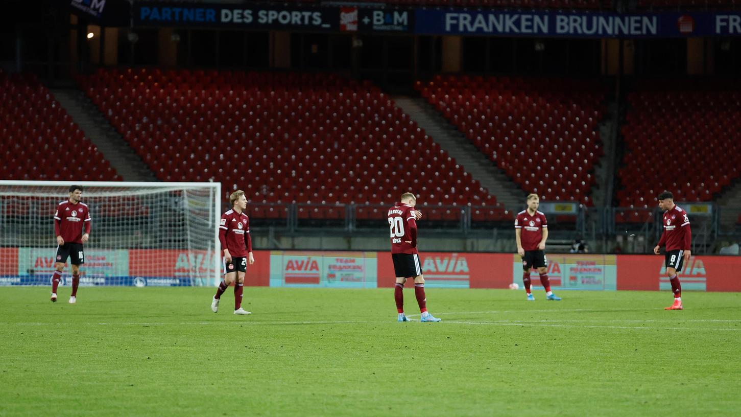 0:5 gegen den Tabellenletzten: Der 21. Spieltag endete in einem Abend zum Vergessen für den 1. FC Nürnberg. 