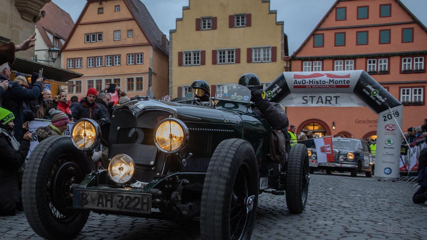 Auch ein Riley 12/4 wird wie im Jahr 2019 auf dem Rothenburger Marktplatz dabei sein.