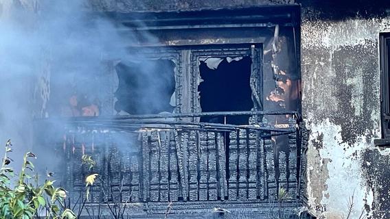 Nur noch Schutt und Asche: Wohnhaus in Gebersdorf brannte komplett aus