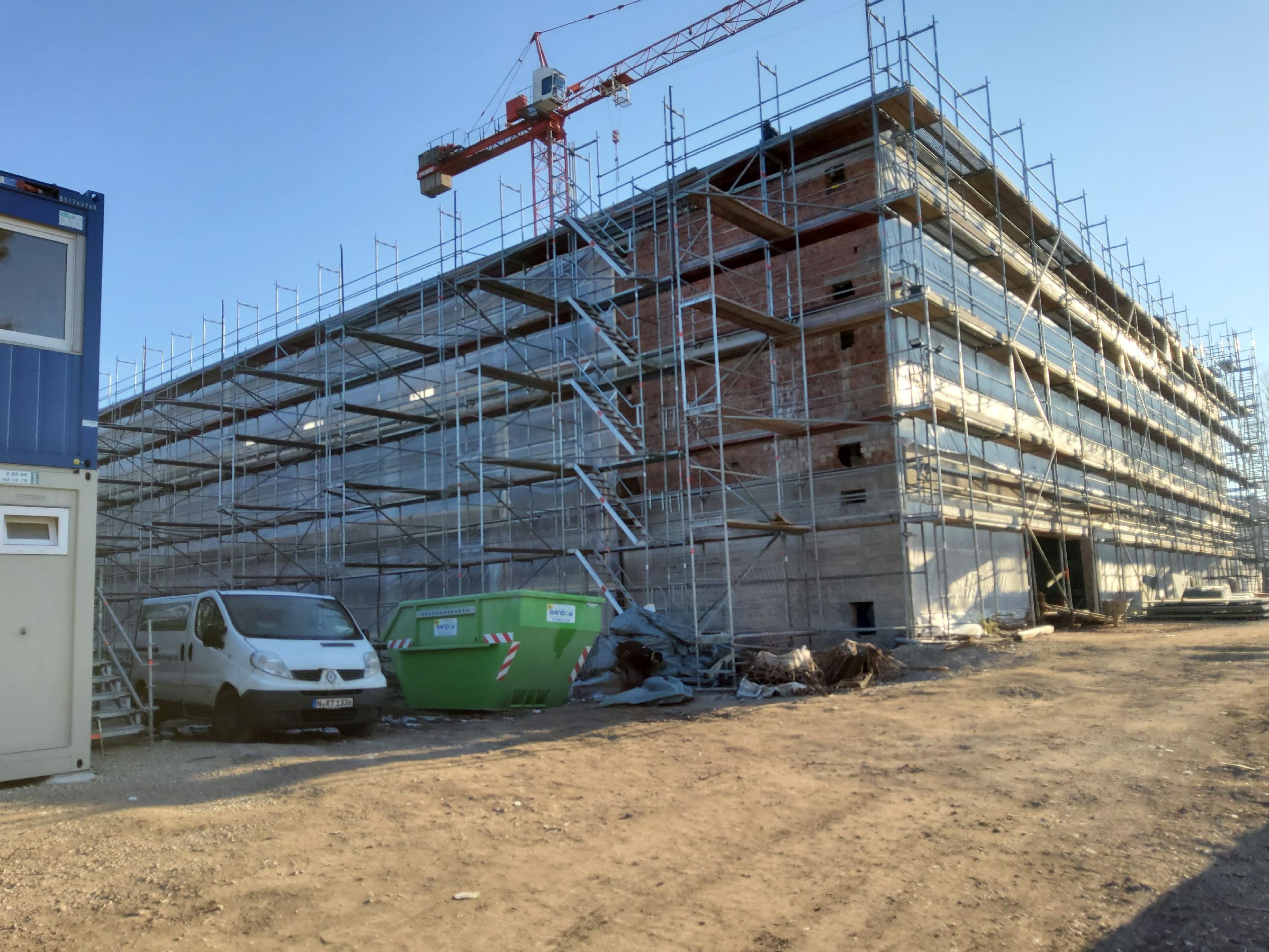 Gymnasium Roth: Arbeiten sind wieder im Zeitplan