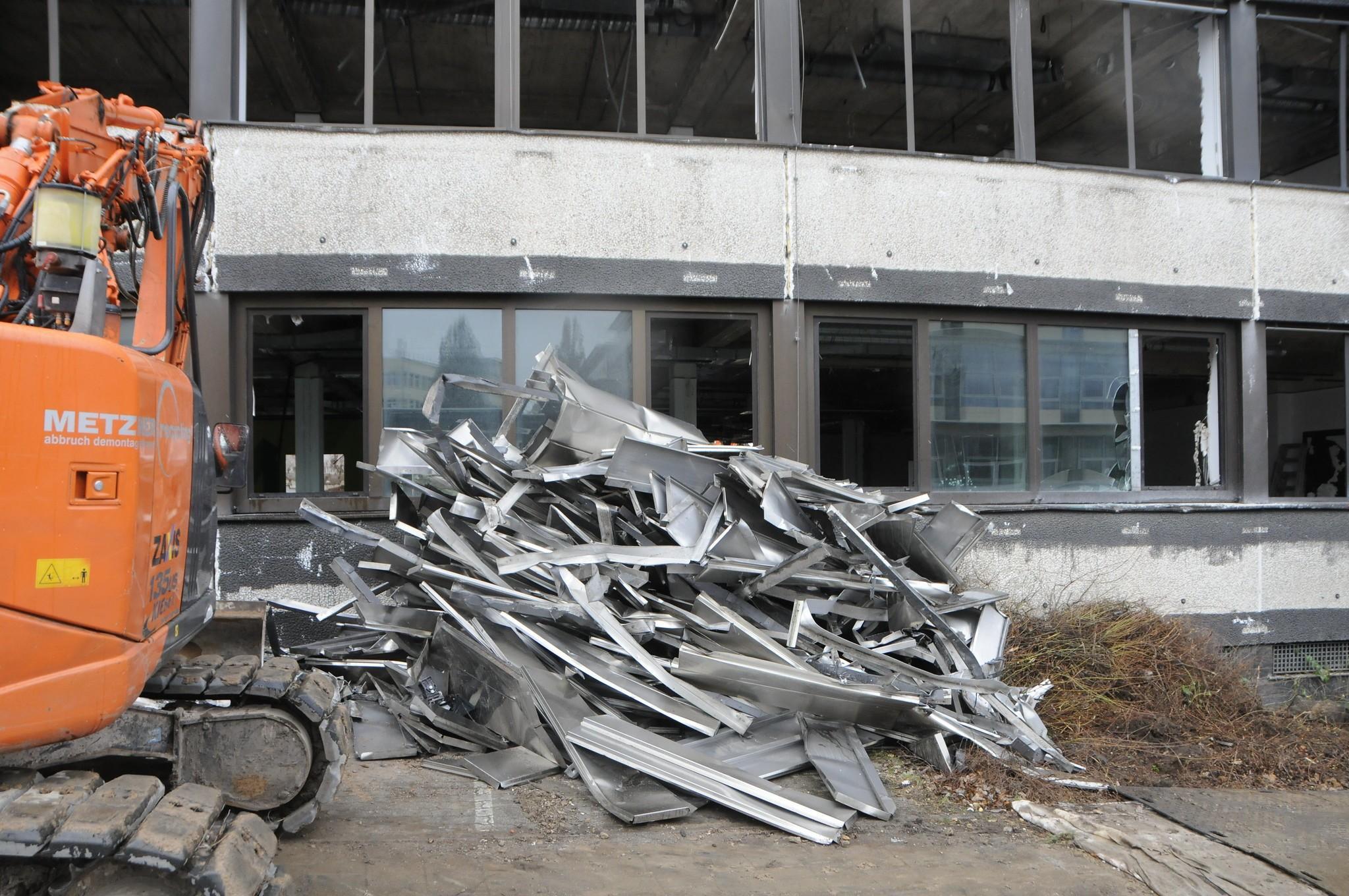 Vieles, was in dem Gebäude verbaut war, kann recycelt werden.