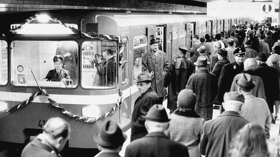 Umstrittenes Projekt: Vor 50 Jahren nahm die erste Nürnberger U-Bahn Fahrt auf