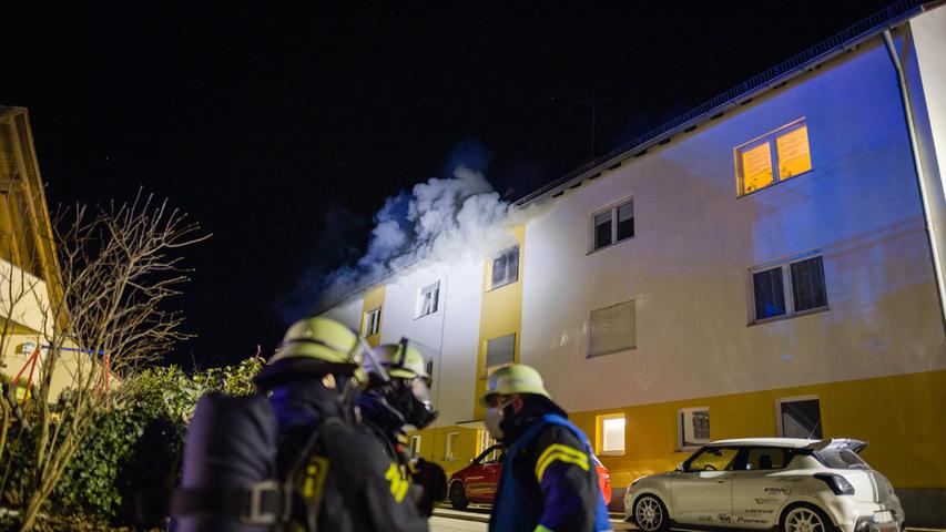 Zwei Verletzte bei Wohnungsbrand in Unterfarrnbach