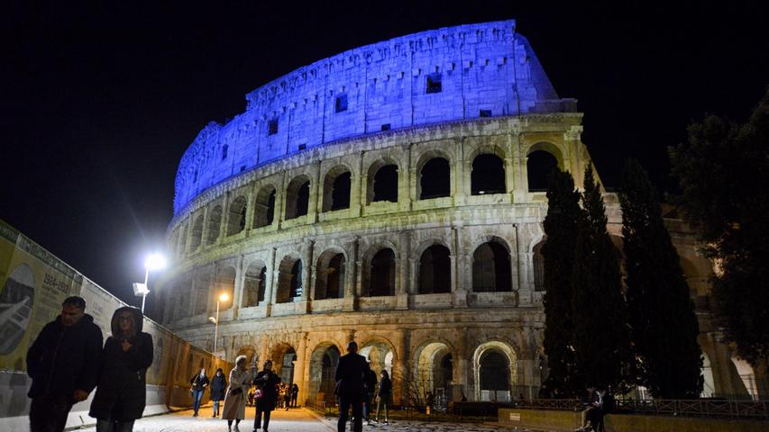 das Kolosseum in Rom.