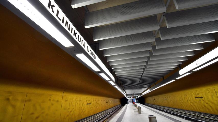  Damit gehen zwei neue U-Bahnhöfe - Klinikum Nord und Nordwestring - in Betrieb.