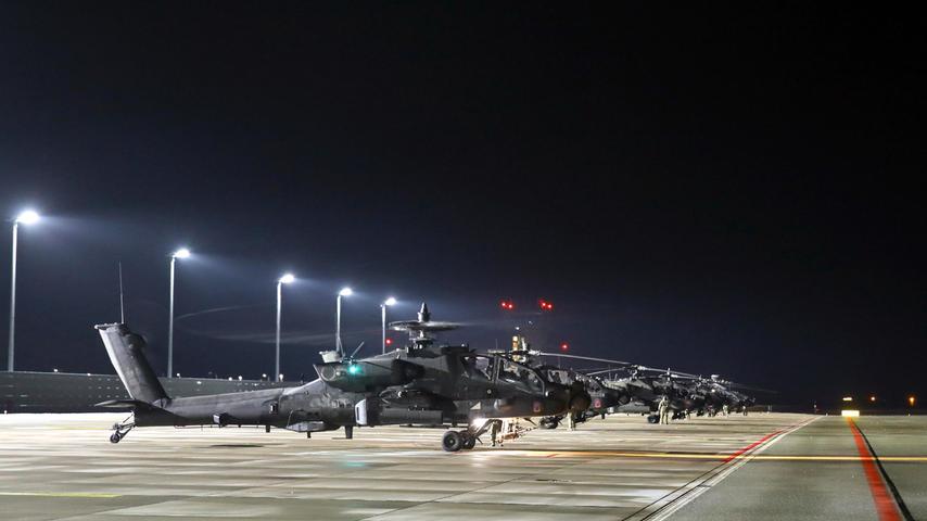 US-Kampfhubschrauber aus Franken an der Nato-Ostflanke US-Kampfhubschrauber aus Franken an der Nato-Ostflanke