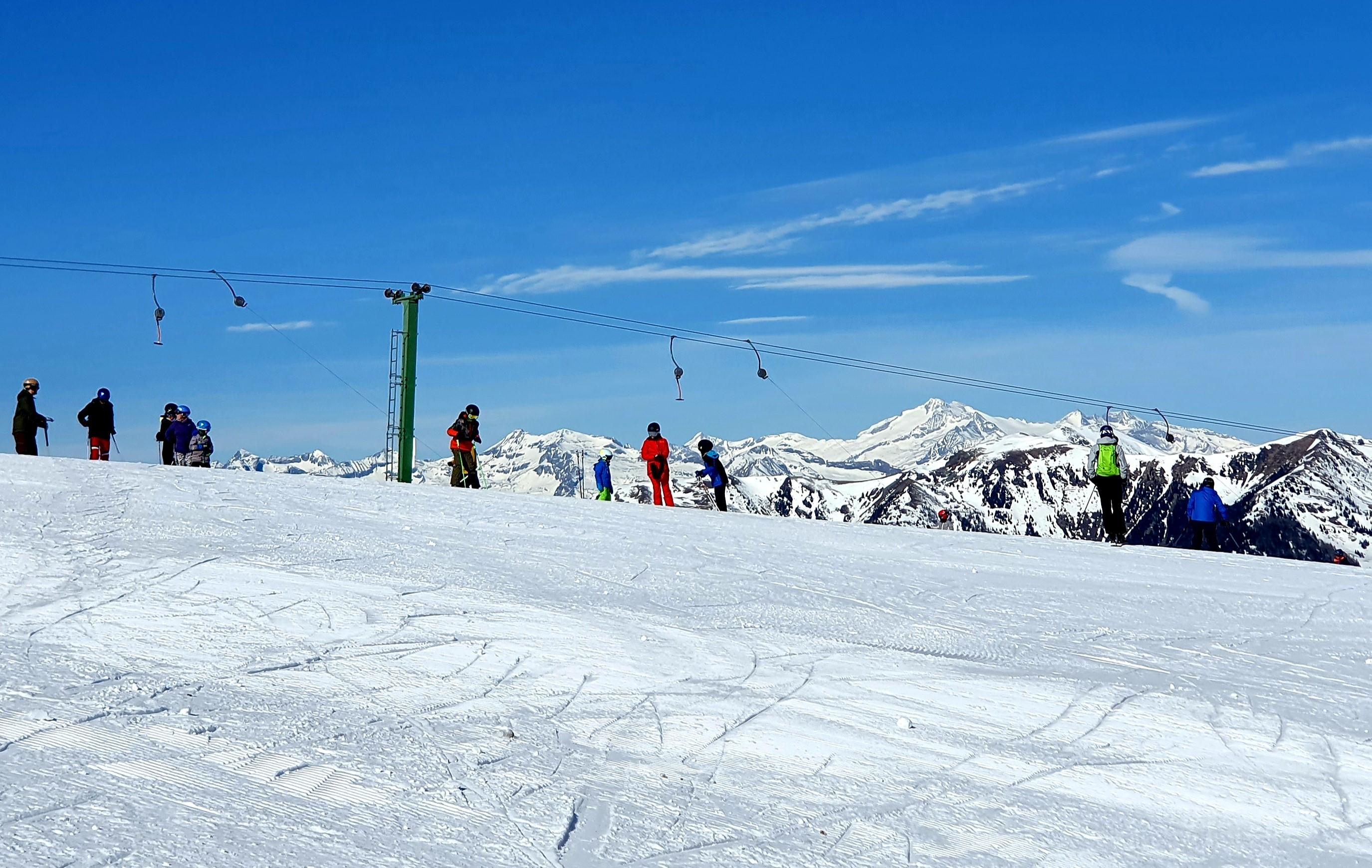 Oberhalb von St. Oswald hat das Skigebiet einen ganz anderen Charakter. 