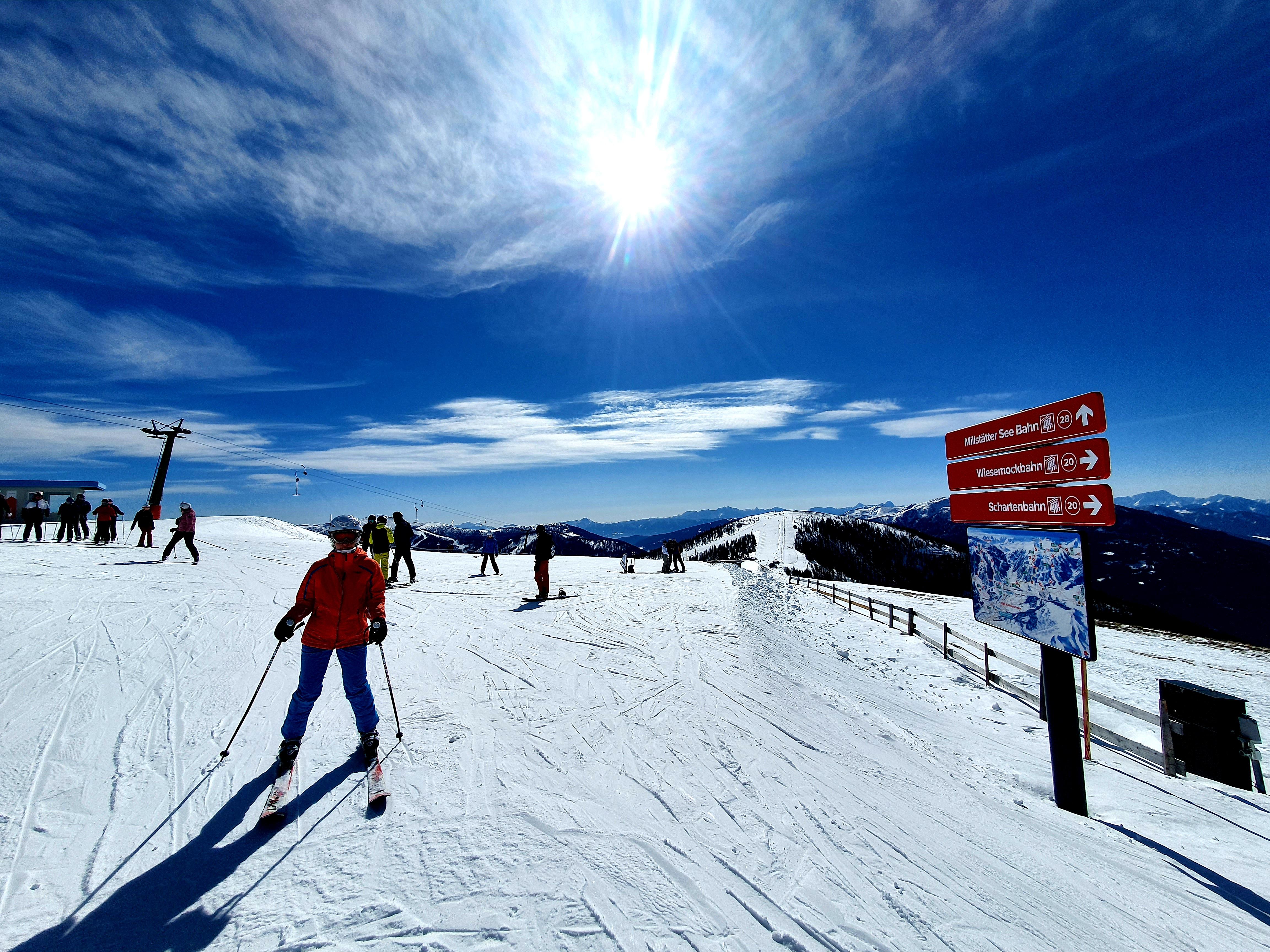 Auch hier ein fantastischer Blick über die Berge bis weit nach Slowenien und Italien. 