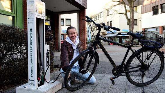 Selbst Hand anlegen: Wie steht es in Fürth um Fahrrad-Servicestationen?