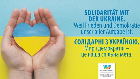 Wir unterstützen die Ukraine: Weil Frieden und Demokratie unser aller Aufgabe ist