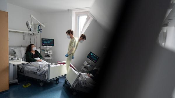 Geschlossene Covid-19 Normalstation