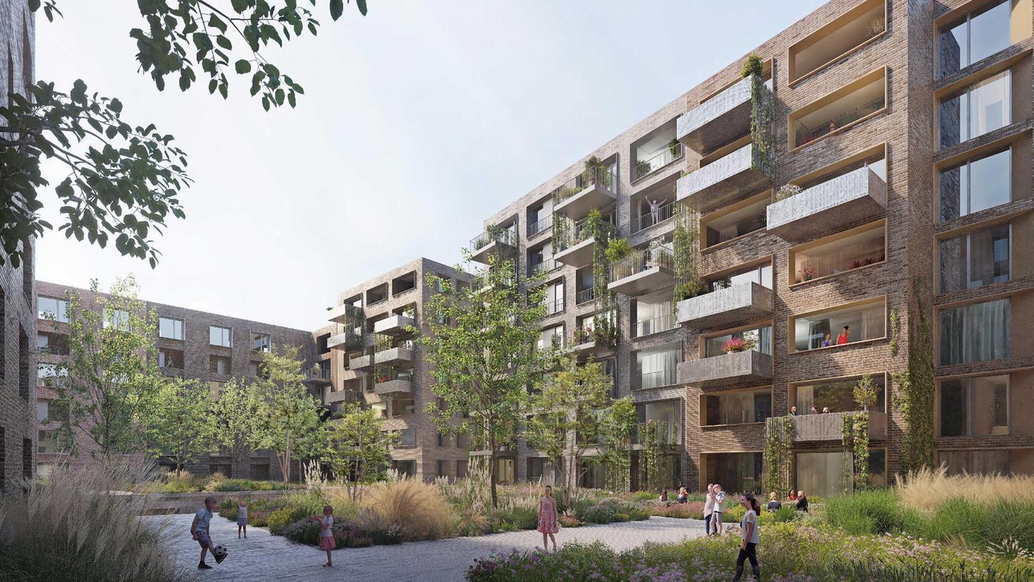 Visualisierungen des geplanten Lederer Areal in Nürnberg-Gostenhof Bärenschanze/ Sielstraße. Visualisierungen des geplanten Lederer Areal in Nürnberg-Gostenhof Bärenschanze/ Sielstraße.