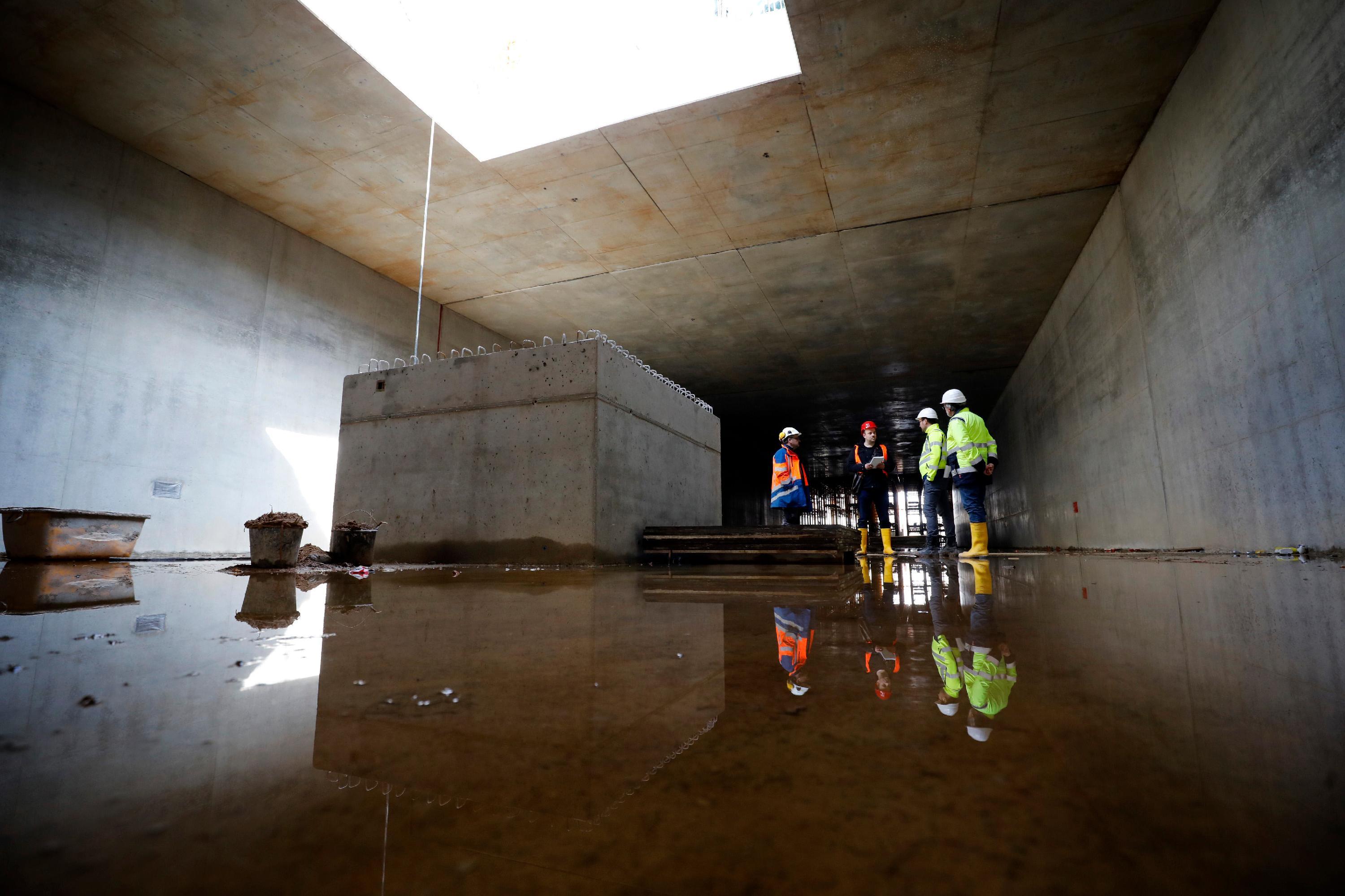 Noch gibt es hier zahlreiche Pfützen. 