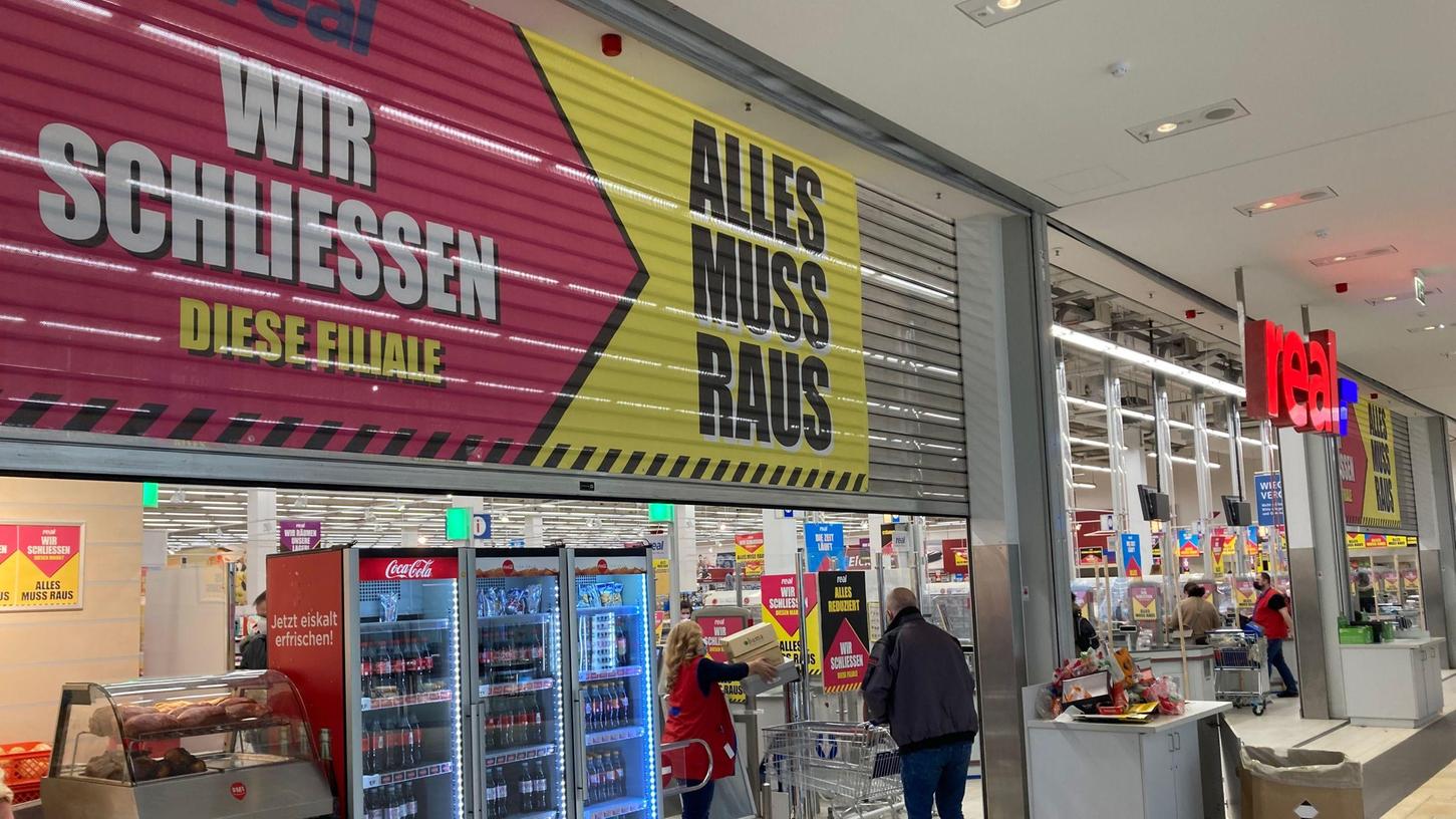 Die Real-Filiale im Nürnberger Einkaufszentrum Mercado schließt bald. 