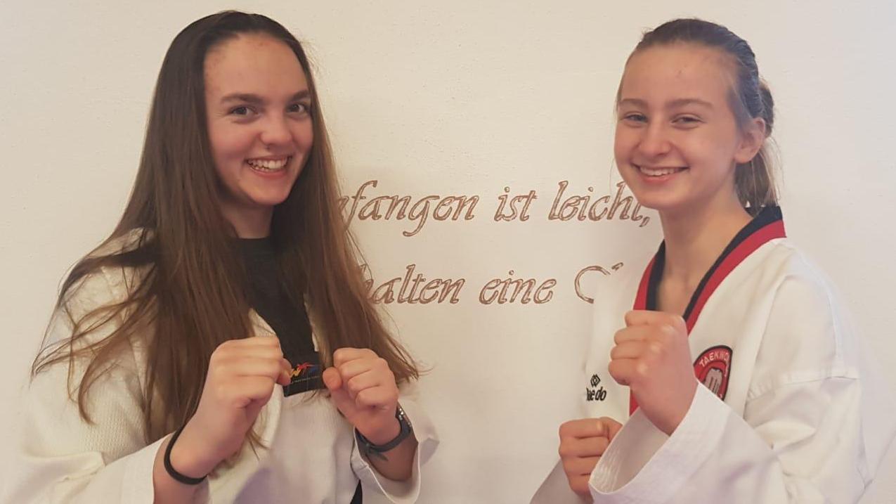 Isabel Beckstein (links) und Anna Satzinger gehen für den SV Nennslingen bei der Deutschen Meisterschaft an den Start - ein Heimspiel in der neuen Weißenburger Seeweiherhalle.