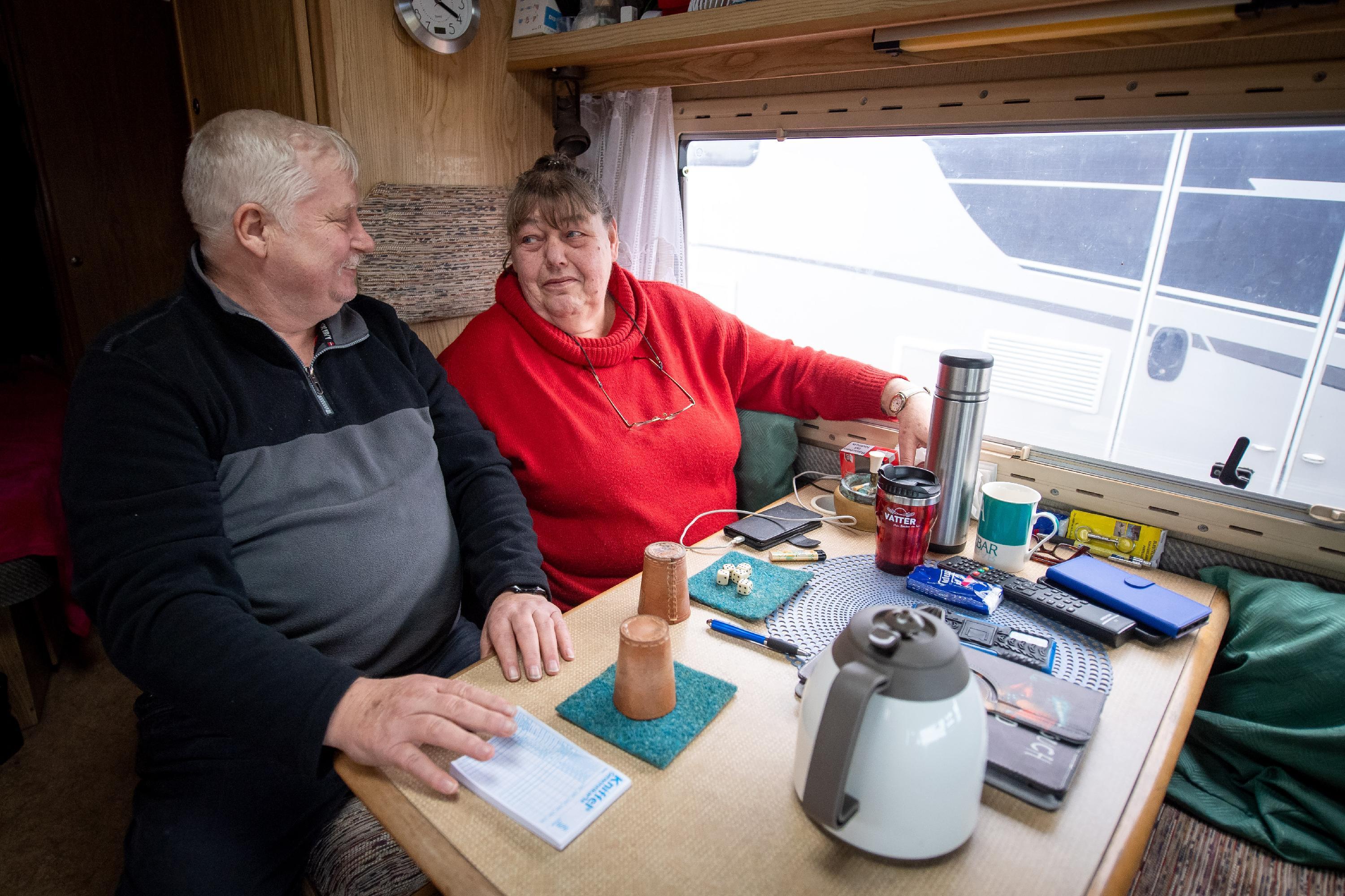 Winterurlaub im Wohnwagen