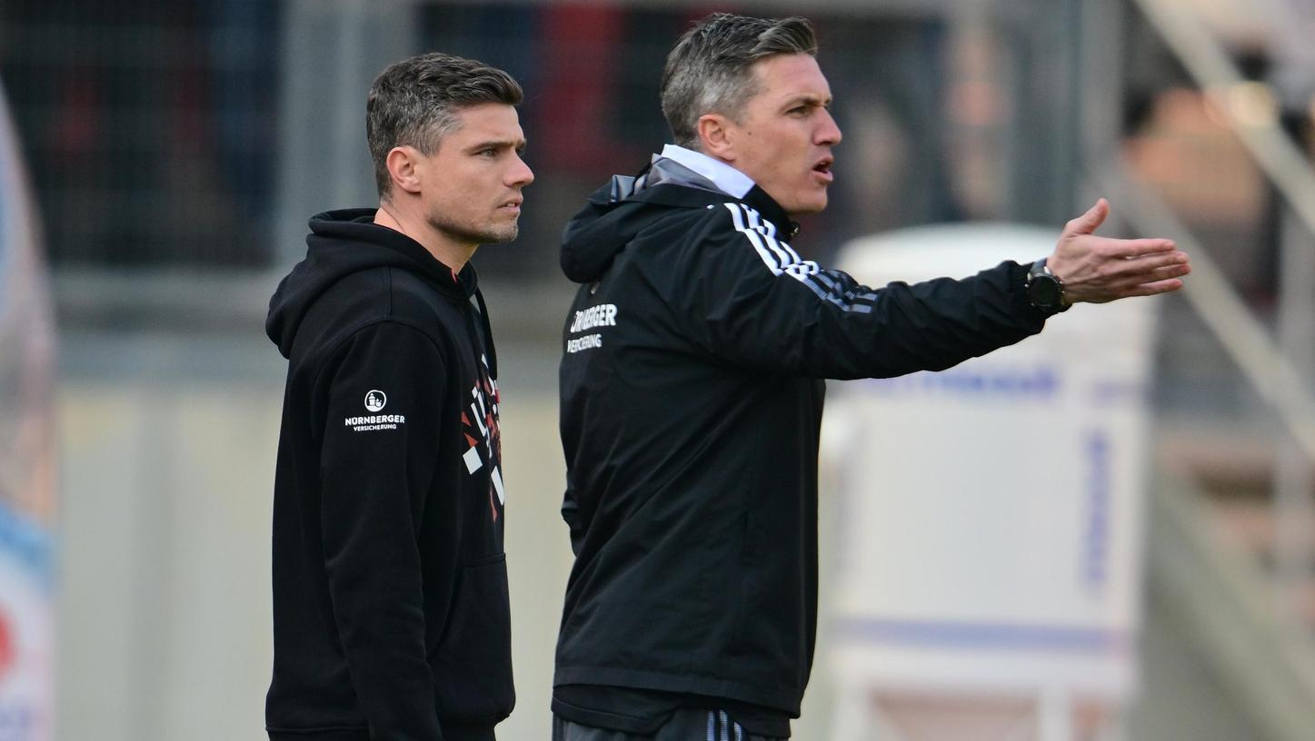 Mehr als ein Co-Trainer: Tobias Schweinsteiger (rechts) und Robert Klauß kommen prima miteinander aus.