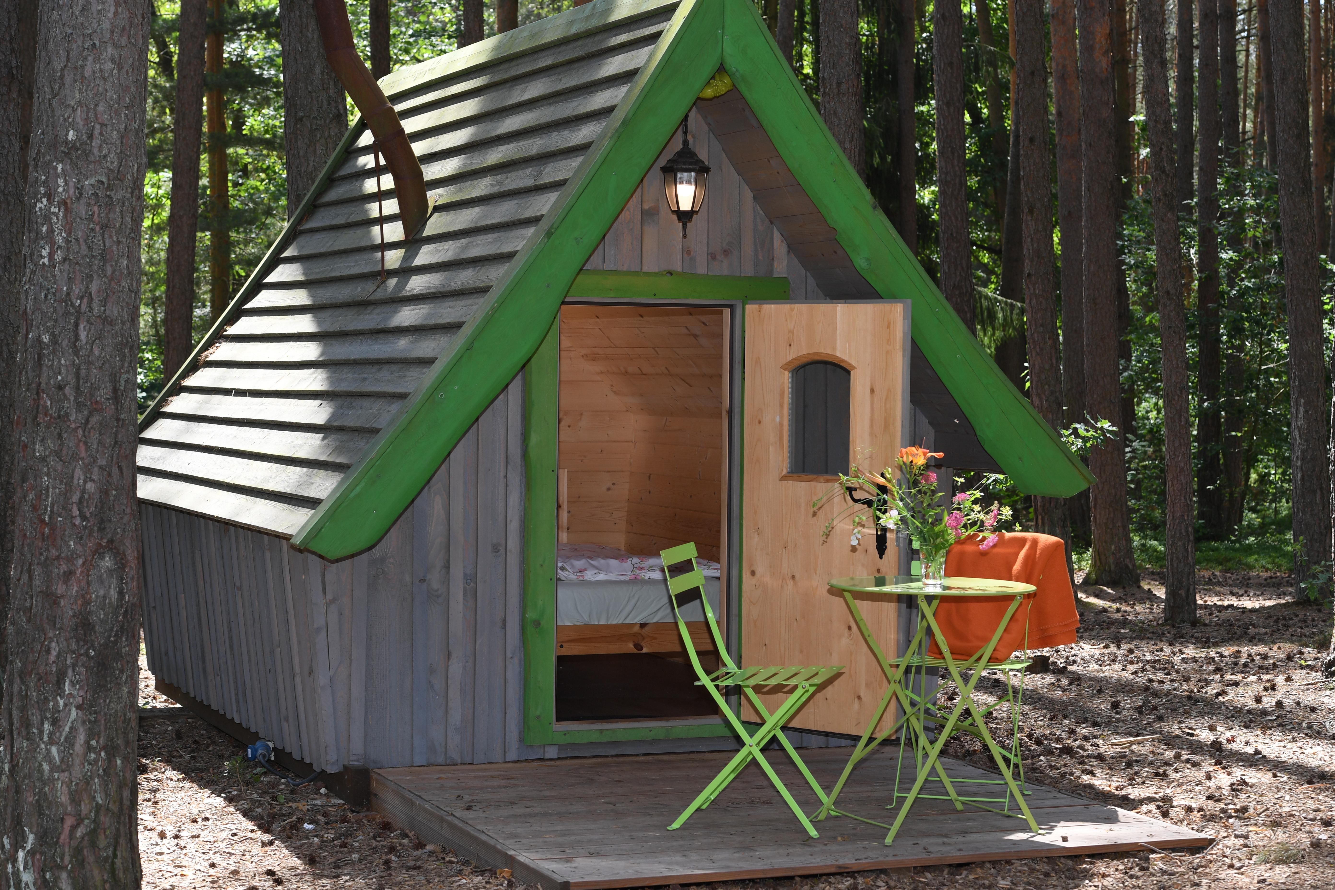 Bieten Platz für zwei Personen: die Trekkingmaut am Brombachsee.