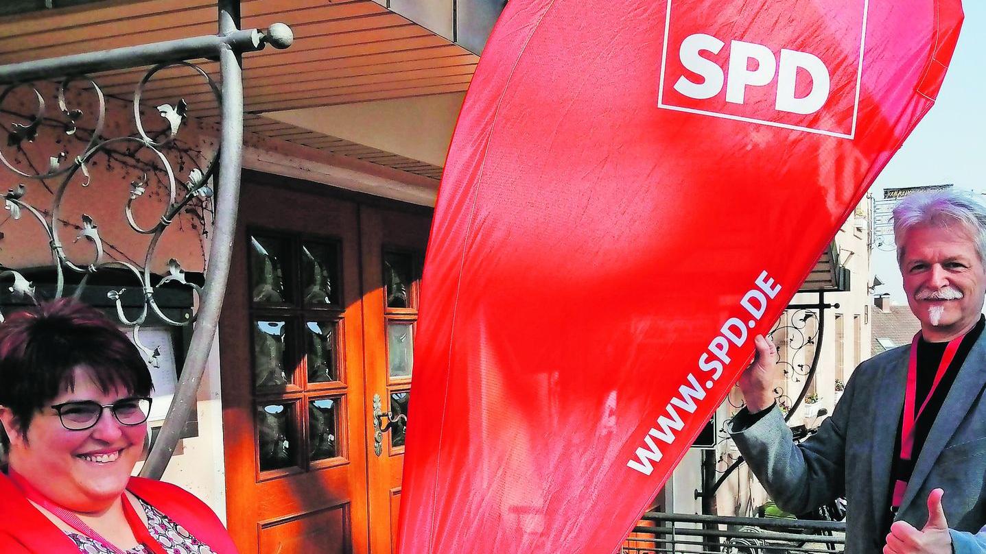 „Gemeinsam geht mehr“: Melanie Plevka und Jürgen Kotzbauer wollen mit der SPD im Fürther Land mutig, neue Schritte gehen.