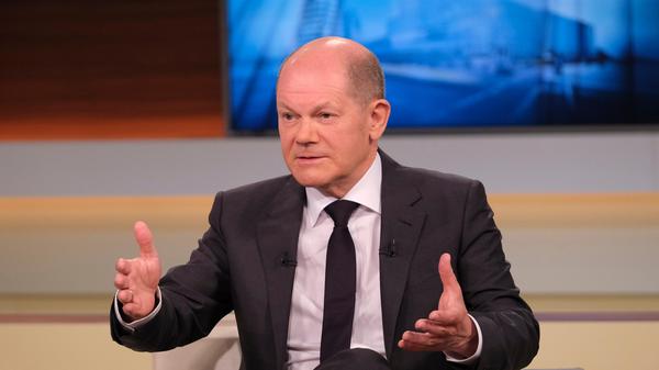 Bundeskanzler Olaf Scholz zu Gast bei Anne Will