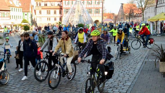 Klima-Demo in Schwabach: "Wir sind laut, weil ihr nur für Autos baut"