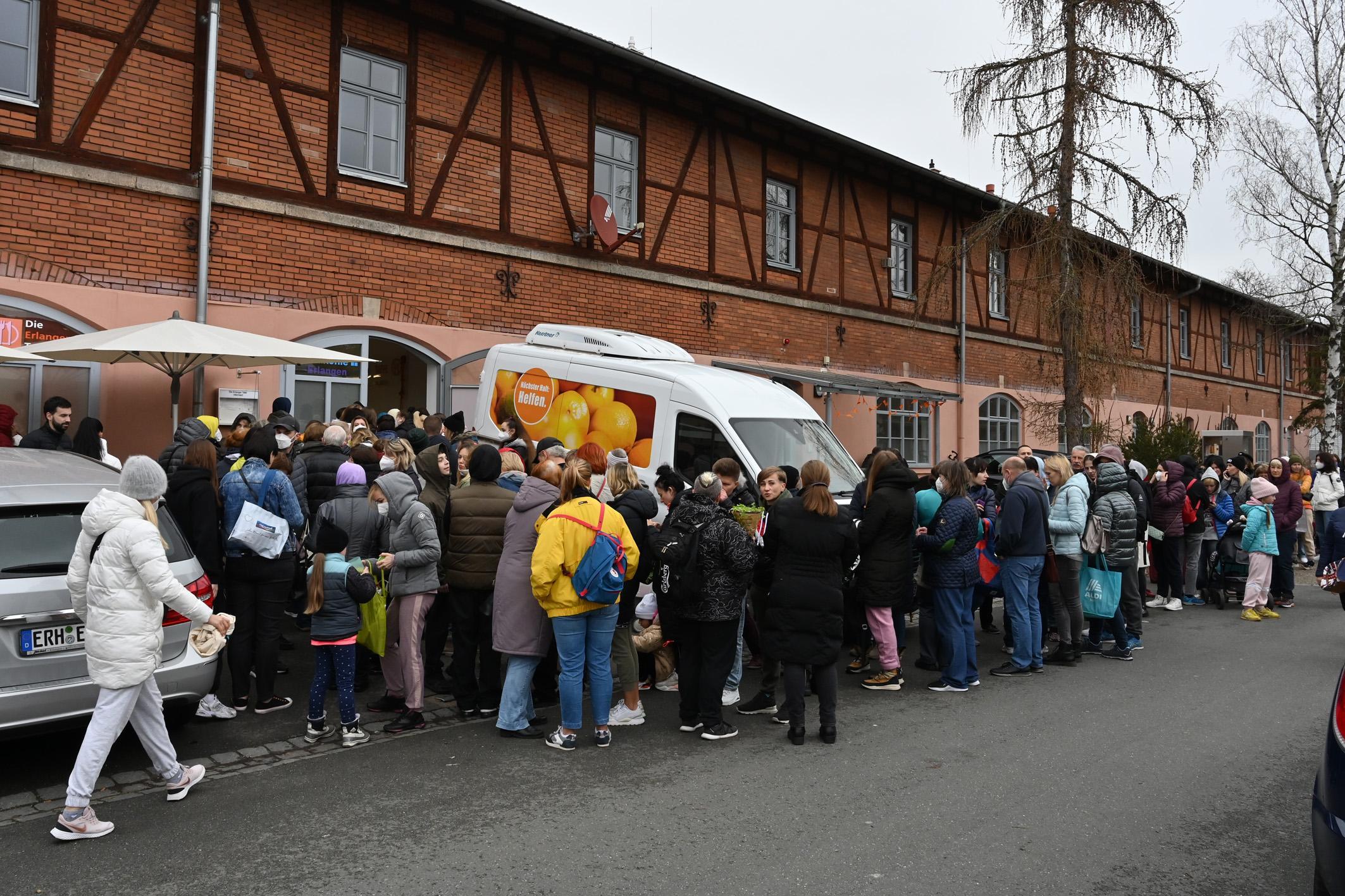 Tafel nur für Ukrainer