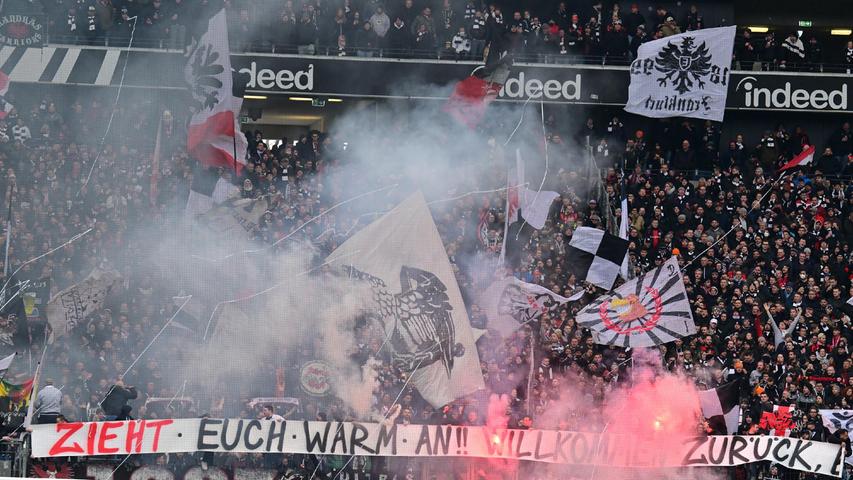 Kleeblatt zu Gast in Frankfurt: Eintracht-Ultras kehren zurück und zündeln