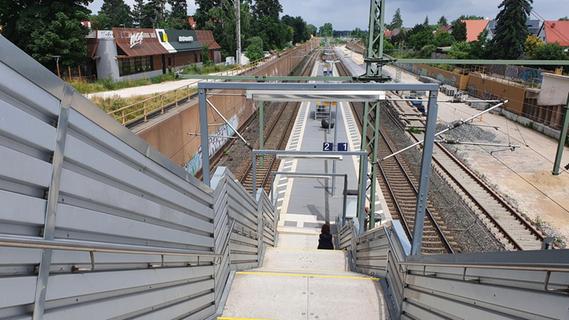 Wegen Bahnausbau: Würzburger Straße und Gleise in Fürth gesperrt