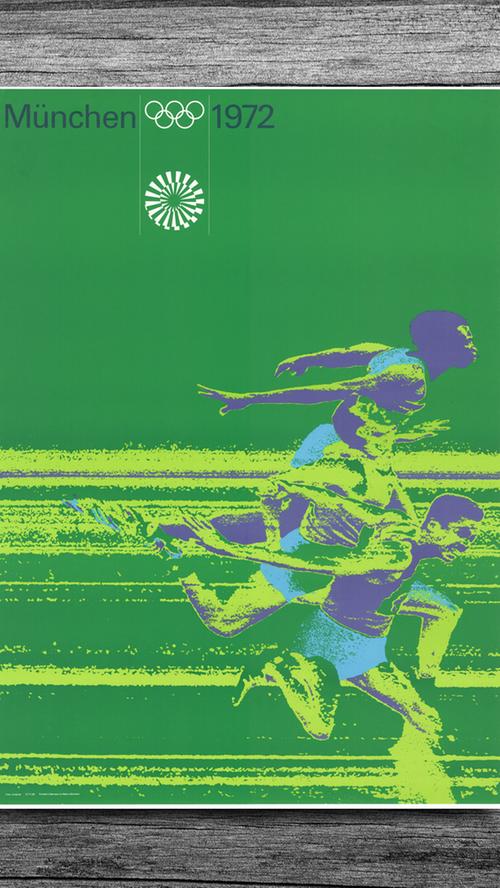 Das Plakat zur Leichtathletik: München 1972, Plakat zur Einzeldisziplin Leichtathletik