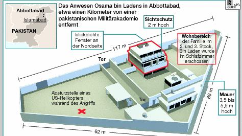 Hier versteckte sich Top-Terrorist Osama bin Laden 