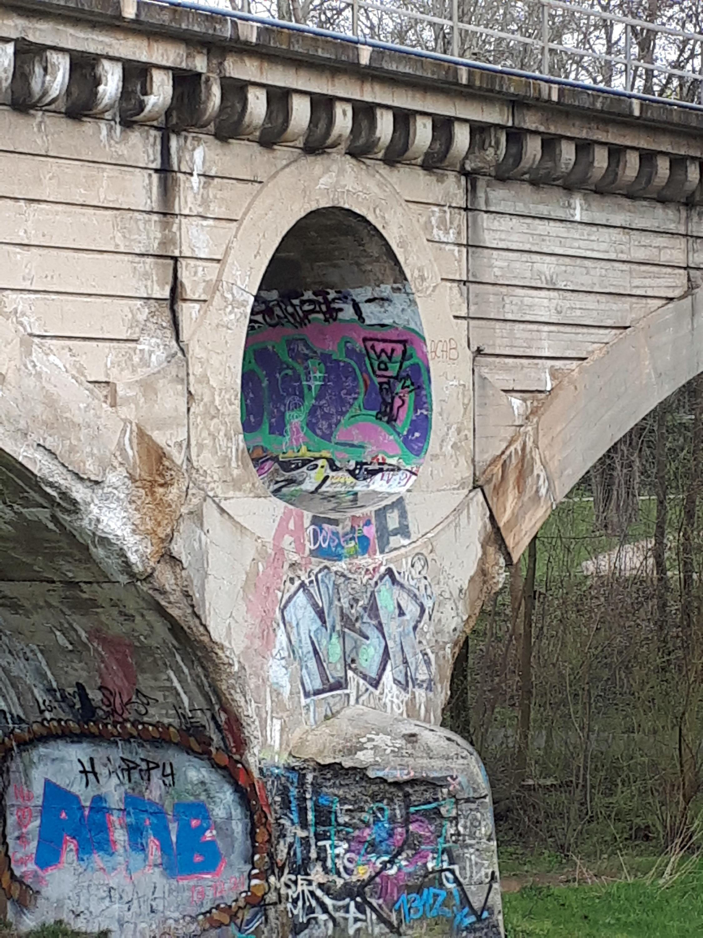 ...mal anders. Aufgenommen an der Brücke im am Fuchslochsteg.