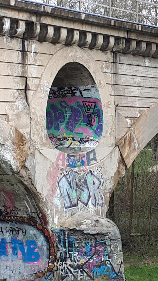 ...mal anders. Aufgenommen an der Brücke im am Fuchslochsteg.