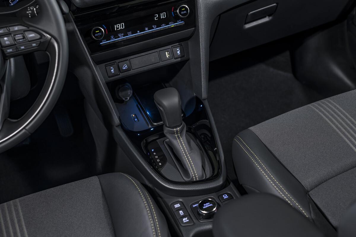 Der Yaris Cross verfügt über ein stufenloses Automatikgetriebe.