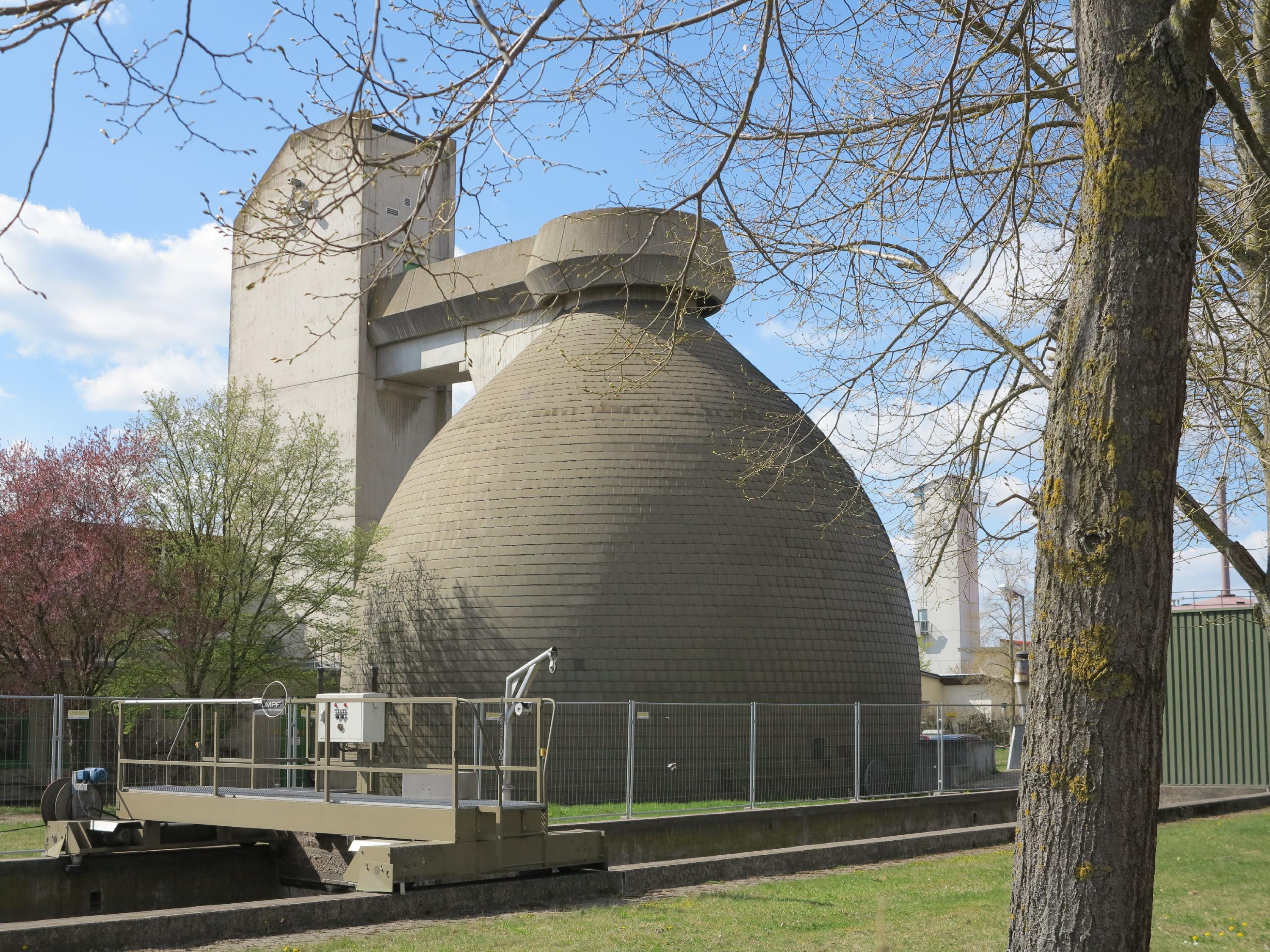 Notbetrieb bei der Gunzenhäuser Kläranlage: 40 Jahre alter Faulturm kaputt