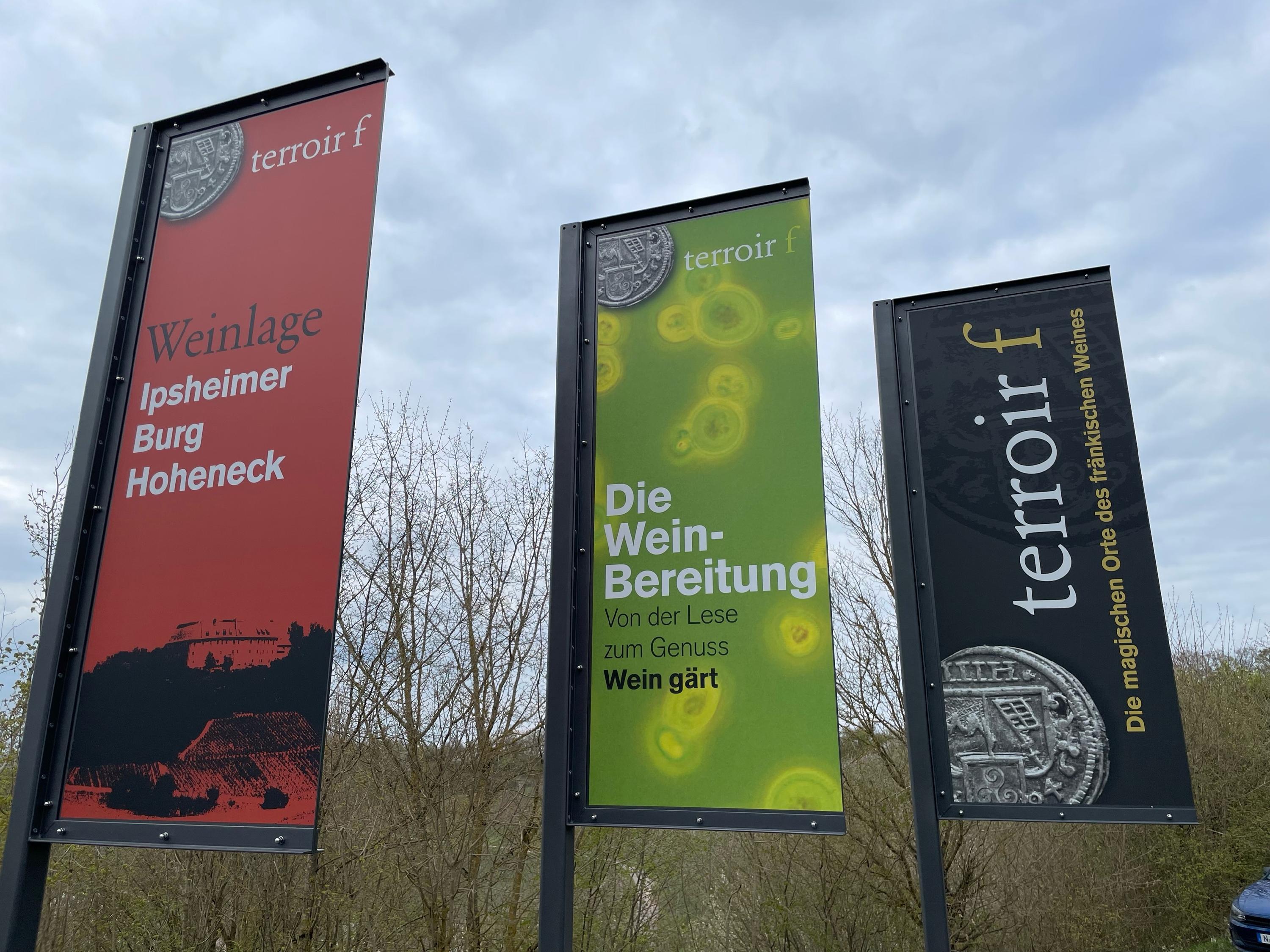 "Von der Lese bis zum Genuss" - so ist dieser Terroir-F-Punkt überschrieben.